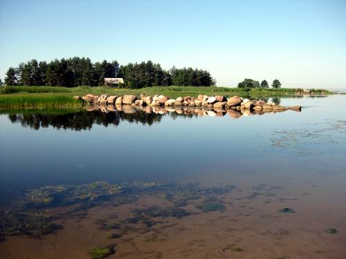 Strand an 'meinem Camping-Platz'