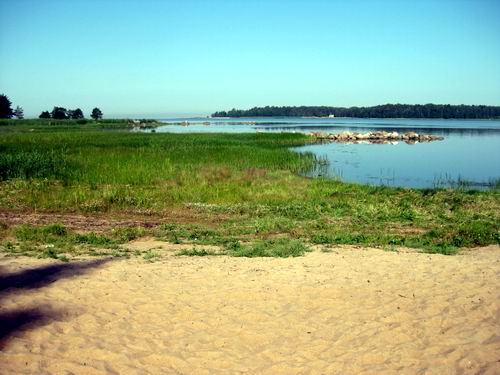 Strand an 'meinem Camping-Platz'