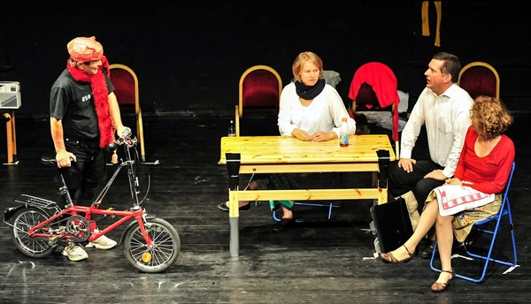 Der Narr, Olivia, Maria, Malvolio