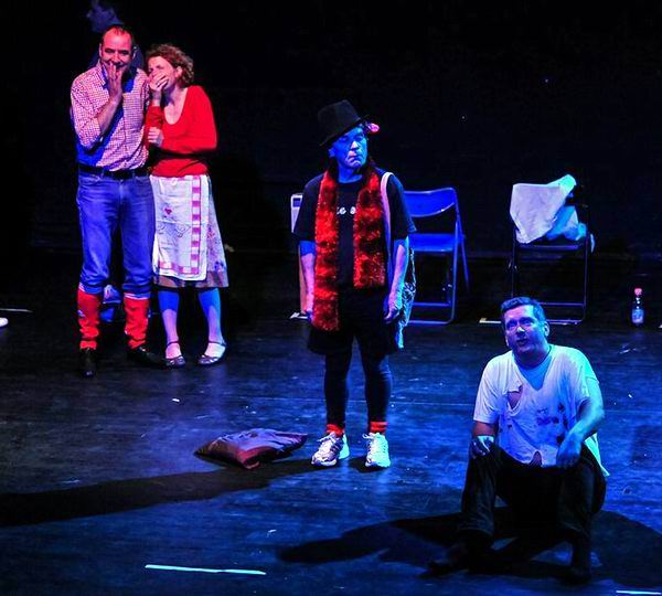 Malvolio + der Narr im Kerker